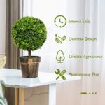 best artificial outdoor topiary